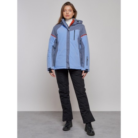 Ski jacket female, size 58, purple color-15