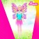 Fairytale doll "Butterfly", in a dress, mix
