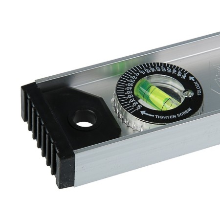 The level of aluminum tundra "rail", 3 eyes (1 rotary), 1500 mm-6