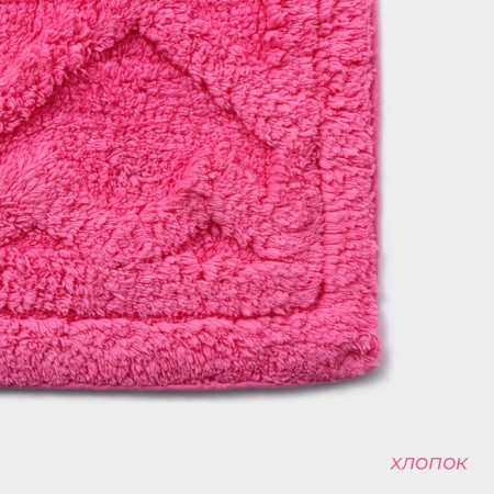 House rug of the share "Tenderness", 40 × 60 cm, pink color-2