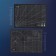 Mat for cutting, five -layer, 30 × 22 cm, a5, black color