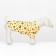 Sweeter "Leopard", size XL (DS 40, Osh 40, OG 50 cm), yellow