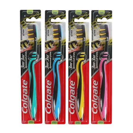 Colgate toothbrush "Zigzag", charcoal