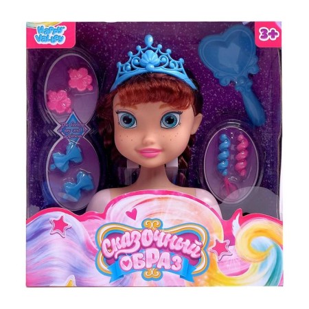 Doll-maneken to create hairstyles "Fairytale image of Anna"-2