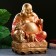 Piggy bank "Hotya sitting large" bronze, red, 32x25x51cm