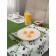 Kit kitchen tablecloth, Black Olives stands, size 110x140 cm, 35x45 cm - 4 pcs, twigs, green