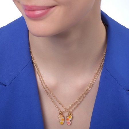 Set 3 objects: 2 pendants, handle "non -membranous" butterfly, color, 44 cm-4