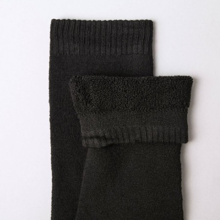 Socks male terry, black color, size 25-27-1