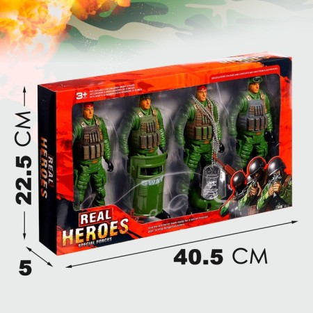 Set of soldiers "Alpha Group", 4 pieces-5
