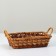 Wicker bowl, 25x18x7, fern