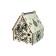 Designer Wooden "House Snowflake"