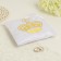 Pill for the rings "Crown", white-golden