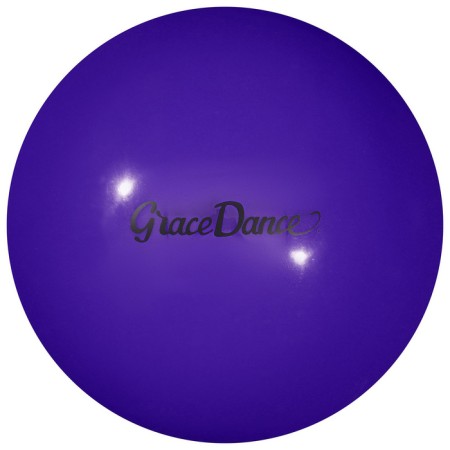 The ball for rhythmic gymnastics Grace Dance, D = 18.5 cm, the color is purple-2