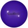 The ball for rhythmic gymnastics Grace Dance, D = 18.5 cm, the color is purple