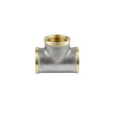 Тройник Aquasfera 9007-05, 1 1/2", внутренняя резьба, никелированная латунь