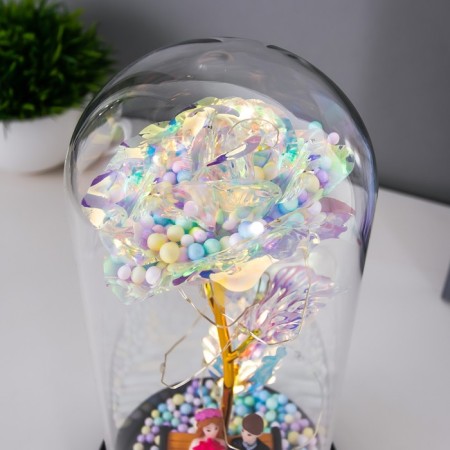 Nightlight "Happy Day" LED from batteries 3haaa 11x11x21.5 cm Risalux-4