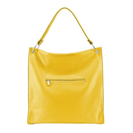 Female bag, artificial leather, yellow, 39x10x41 cm-1