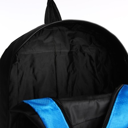 A backpack on a zipper with an increase, 55l, 5 external pockets, blue color-8