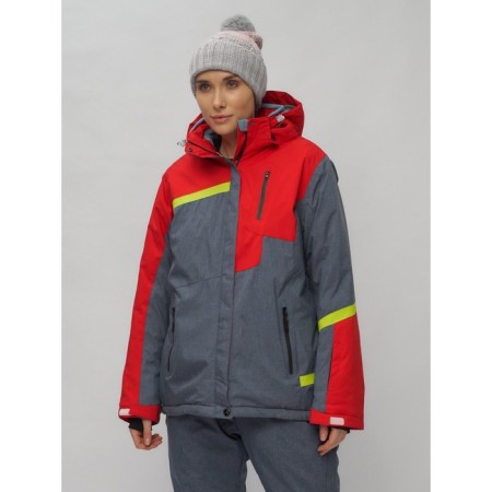 Ski suit female, size 54, red color-28