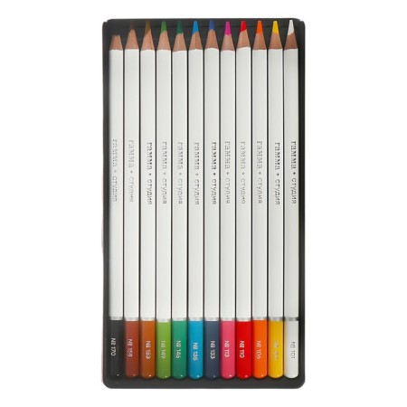 Pencils colored 12 colors Gamma "Studio", a diameter of the neck 3.3 mm-1