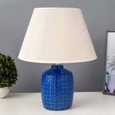 A Aselina table lamp E27 40W blue 30x30x43 cm Risalux