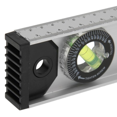 Aluminum level Matrix "rail", 80 cm, 3 eye, 1 rotary-1