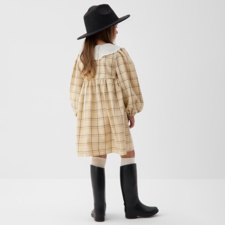 Baby dress with collar Kaftan, p. 32 (110-116 cm),-4