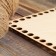 Clothing "Square, perforation", bottom plywood 3 mm, 30 × 30 cm, d = 9mm