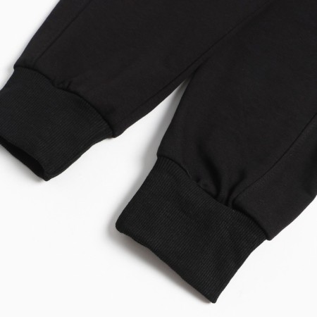 Sports pants for boys, black color, height 80-86 cm-8