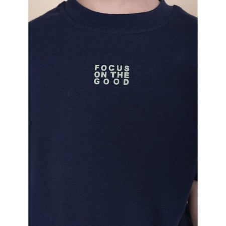 T-shirt for boys, height 104 cm, dark blue color-2