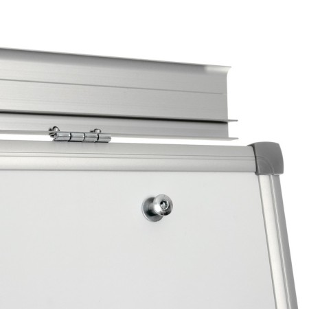 Flipchart magnetic marker, 70x100 cm, Calligrata Premium, in an enhanced aluminum profile, on a tripod-5