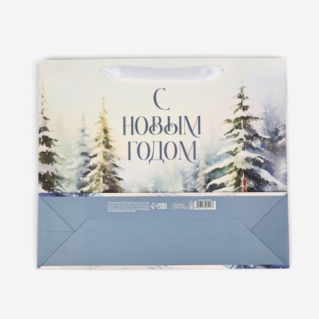 Laminated vertical "Winter Forest", M 26 x 30 x 9 cm, New Year-5