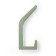 Furniture hook Cappio jack, two -rod, green color