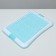 Dog toilet with a grid and a column, 63.5 x 47 x 5 cm, blue
