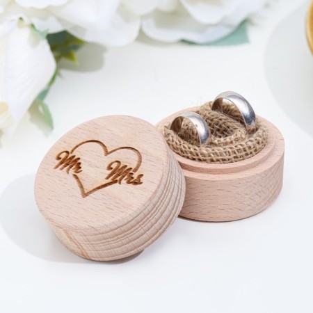 Mr. and Mrs. rings box
