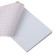 Notepad A7, 48 sheets, in a cage, on glue, "gravity folz", cover coated cardboard, glossy lamination, offset block, mix