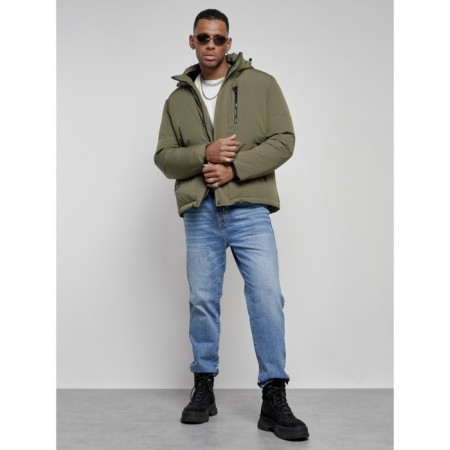 Sports male winter, size 62, khaki color-18