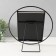 Photo frame Metal in 1 photo 15x20 cm "Loft. Circle" black 26.8x26.8x2 cm