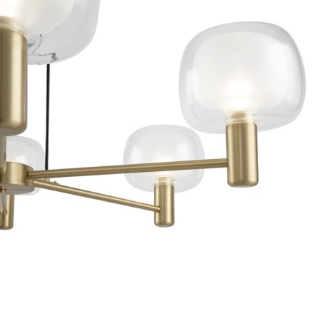 Suspension lamp Maytoni Mod411PL-06G, 6HE14, 60W, 96x96x154 cm, color gold-3