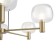 Suspension lamp Maytoni Mod411PL-06G, 6HE14, 60W, 96x96x154 cm, color gold