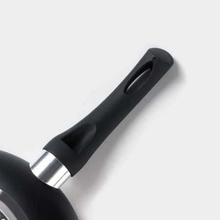 Field frying pan Basic, D = 22 cm, plastic handle, anti -stick coating, induction, black color-3