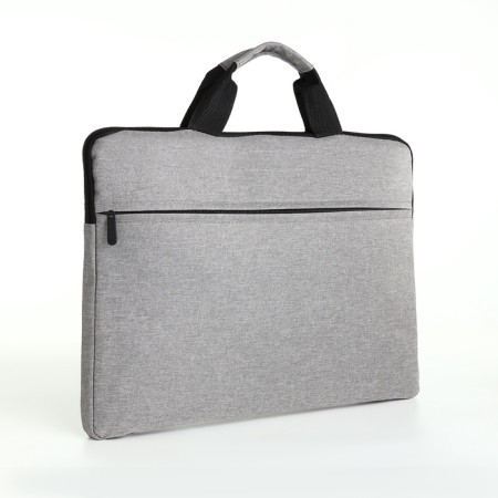 Laptop bag, gray color-3