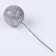 Figure for crafts and decor on the Shar wire, set of 15 pcs., Size 1 pc. - 3 × 9 cm, silver color