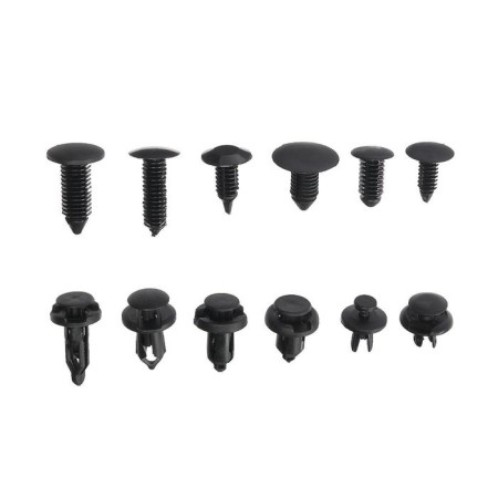 Clips and fasteners, 12 types, set 240 pcs-1