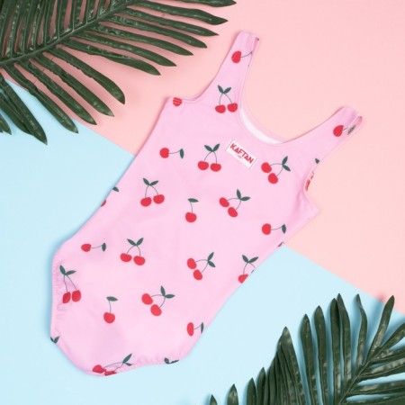 Children's swimsuit KAFTAN "Cherry", height 122-128 cm, pink-8