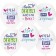 Shar Latex 12 “Wishes with love”, pastel, 2-sided, set 25 pcs., White color