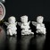 Polystone souvenir "Angel-karapus in a pink wreath with a bear" MIX 5.8x4.4x3.8 cm