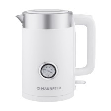 Чайник MAUNFELD MFK-631W, металл, 1.7 л, 2150 Вт, белый