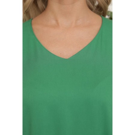 Women's dress, size 46, green color-12