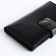 Women's wallet on a magnet, black color